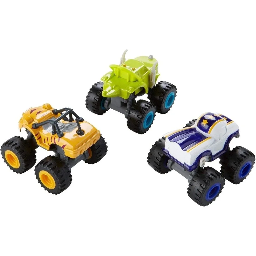 Nickelodeon Blaze and the Monster Machines Pals Die Cast 3 Vehicles Fisher Price